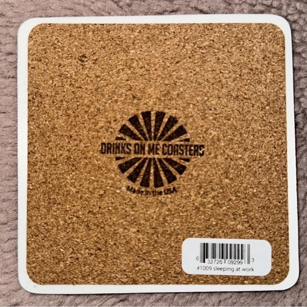 Set of 2 Funny Coasters Great Gift Great Conversation Pieces 4x4” - Picture 4 of 4